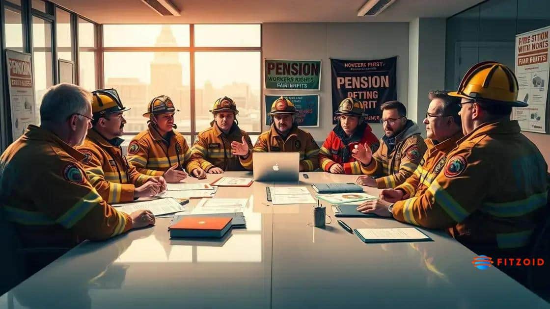 The role of unions in pension negotiations