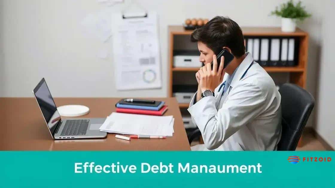 How to manage medical debt effectively