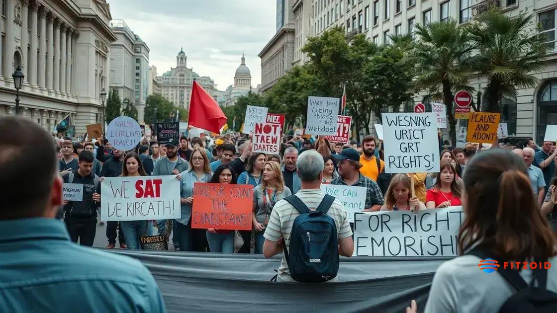The role of protests in democracy