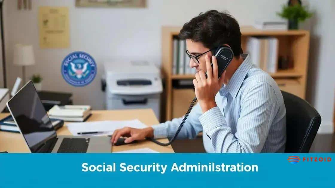 How to effectively communicate with SSA