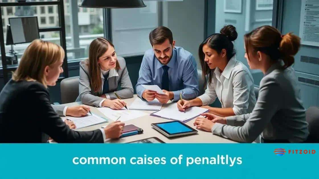 Common causes of financial penalties