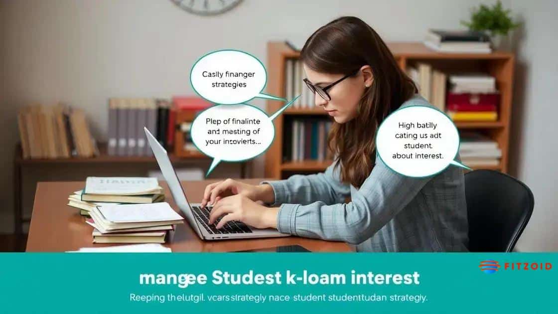 Strategies to minimize student loan interest