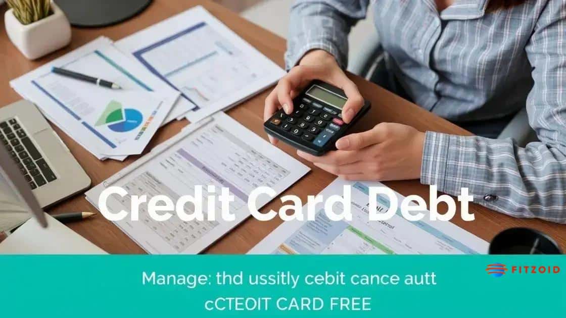 Practical tips to manage and reduce credit card debt