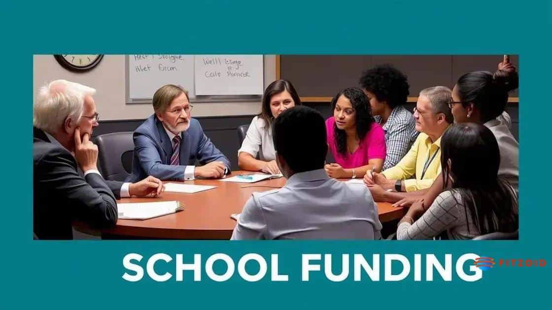 Key stakeholders in funding reform efforts