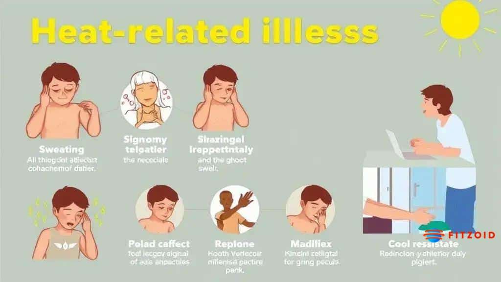 Signs of heat-related illnesses to watch for Signs of heat-related illnesses to watch for