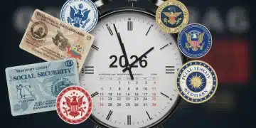 2026 Federal Benefit Changes: Your 3-Month Action Plan Calendar showing 2026 with federal benefit symbols and a clock, representing planning for upcoming changes.