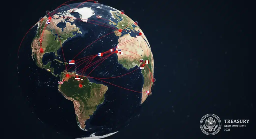 US Treasury Sanctions: Impact on 15% of Trade Partners 2025