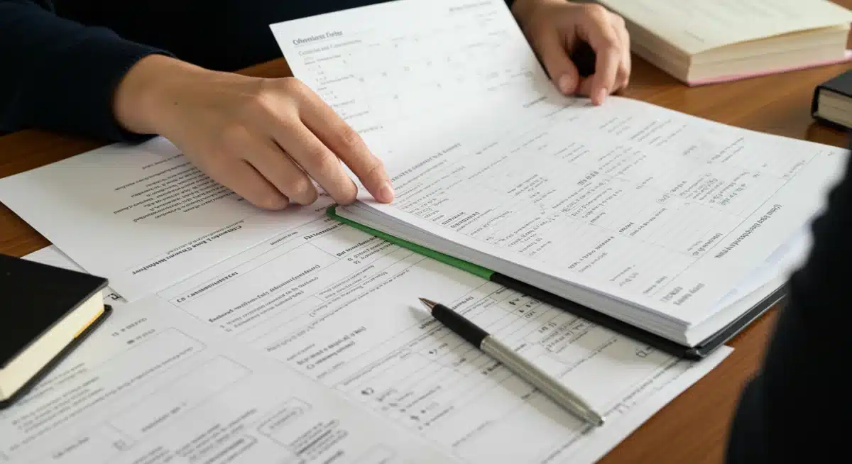 Organizing college application documents and materials