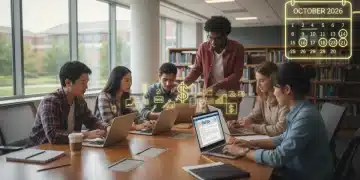 Students working on FAFSA applications for 2026 updates