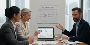 Group discussing 2026 401(k) retirement planning with financial advisor